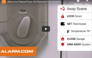 Siri shortcuts with Alarm.com